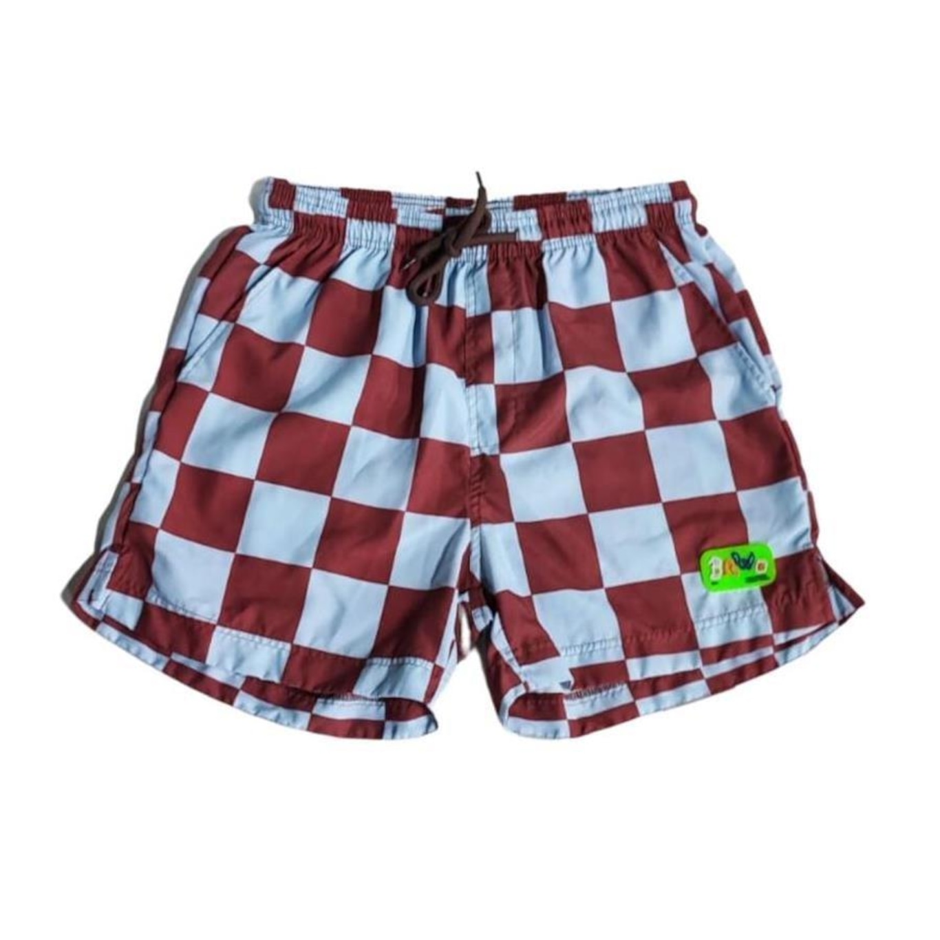 Shorts Baw Clothing Tourist Chess Colors - Unissex - Foto 1