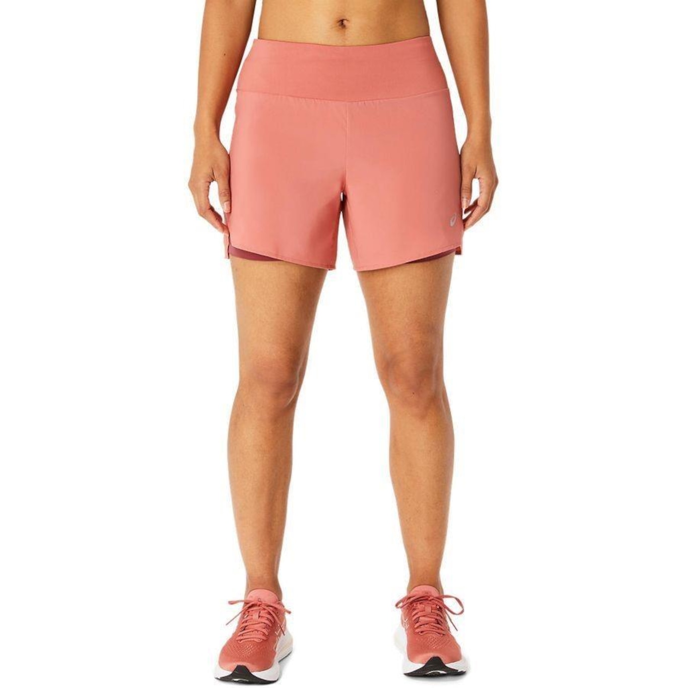 Shorts Asics Road - Feminino - Foto 1