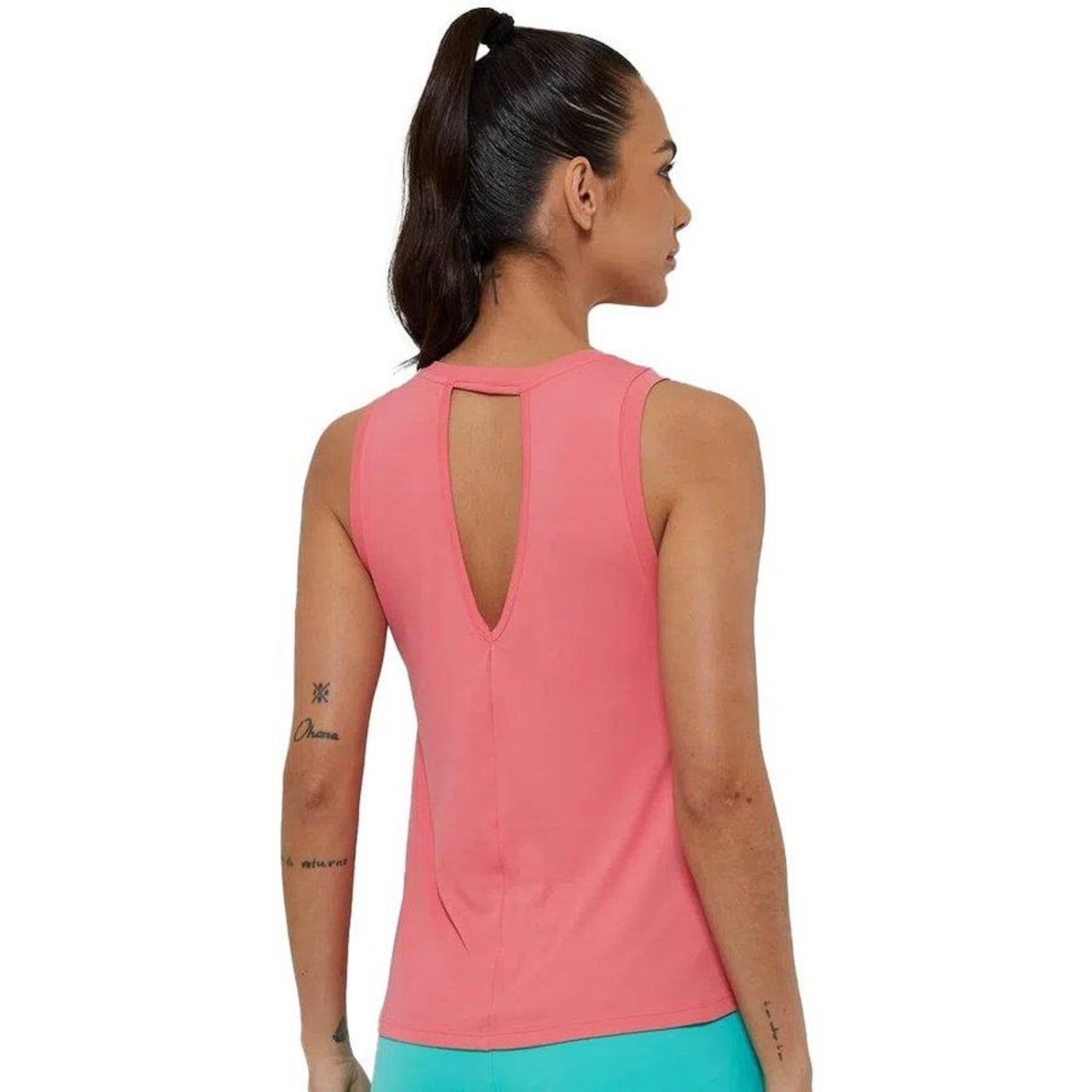 Camiseta Regata Alto Giro Back Fit - Feminina - Foto 2