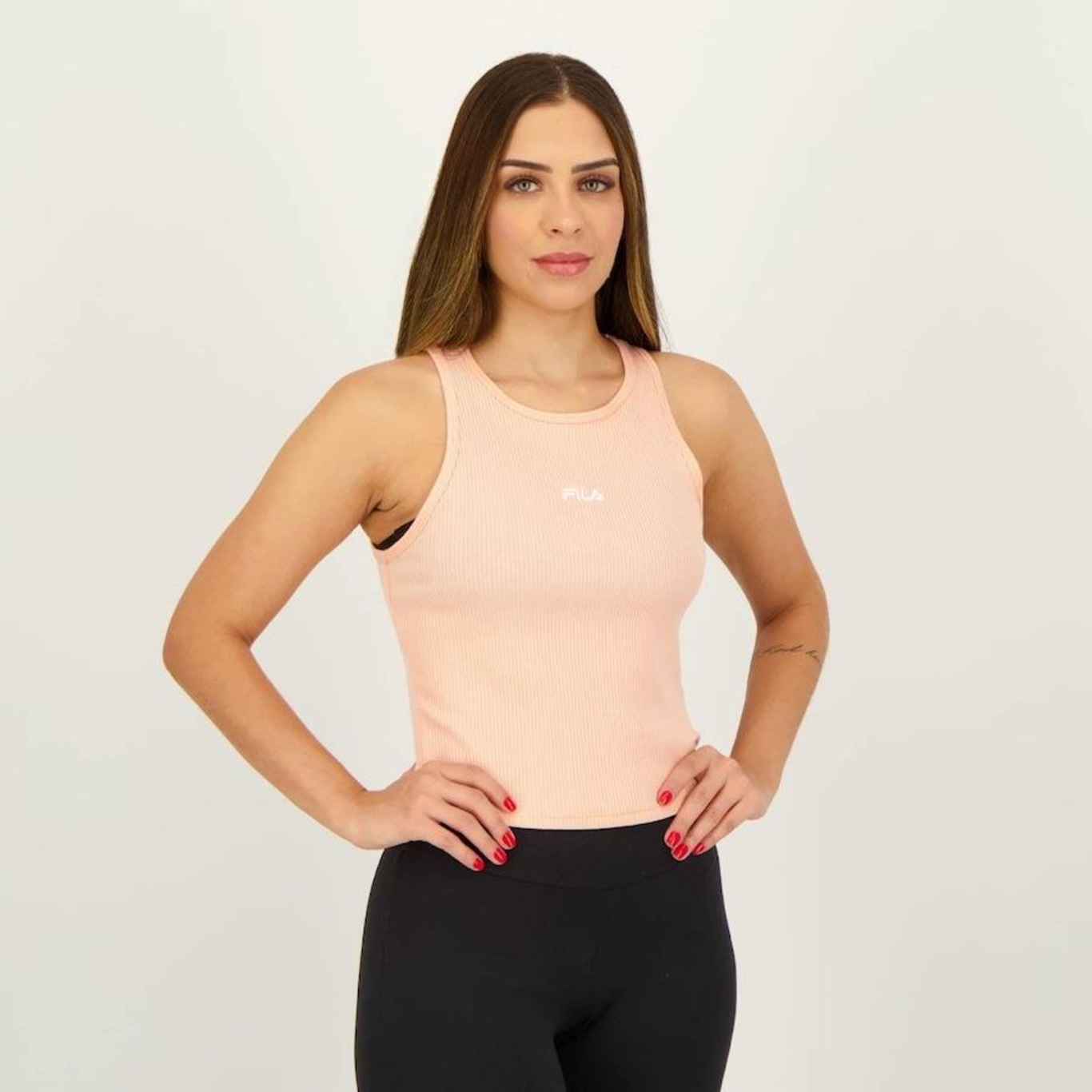 Camiseta Regata Fila Basic - Feminina - Foto 5