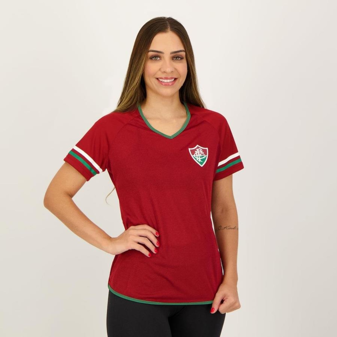 Camisa do Flumimemse Braziline Math - Feminina - Foto 3