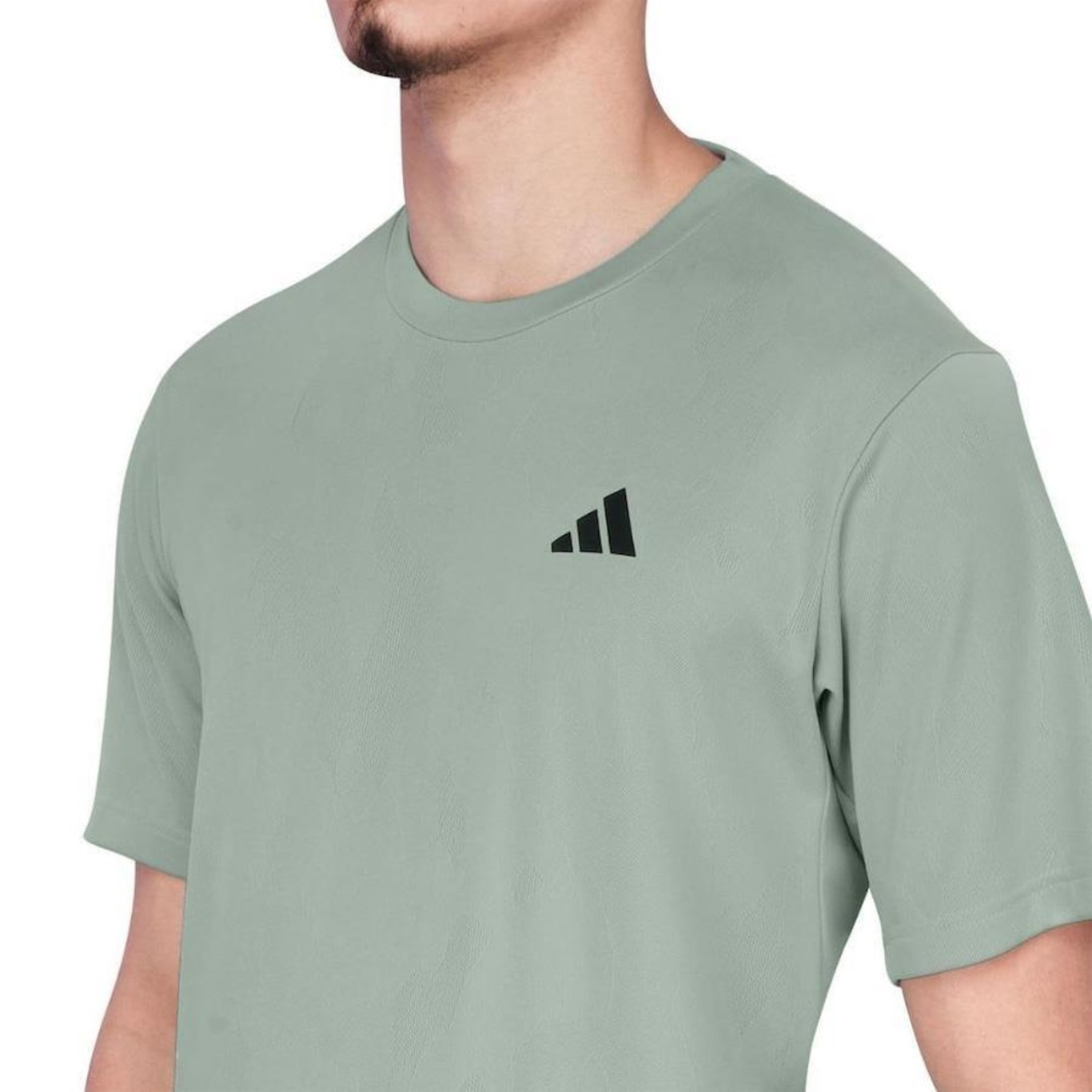 Camiseta adidas Train Essentials Seasonal Camo Esado - Foto 3