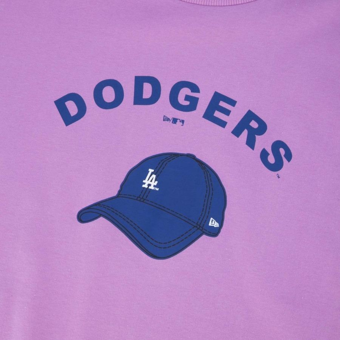 Camiseta New Era Baby Look Los Angeles Dodgers - Feminina - Foto 3