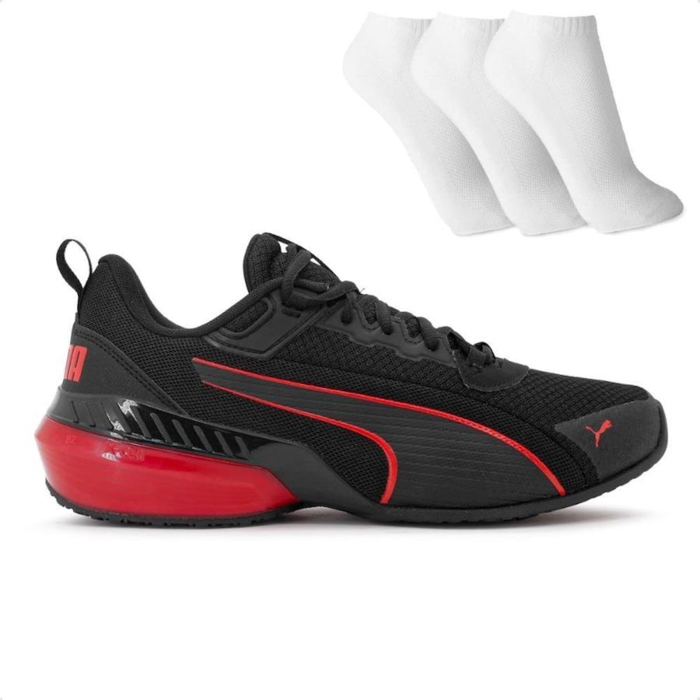 Tênis Puma X-Cell Uprise + 3 Pares de Meias - Masculino - Foto 1