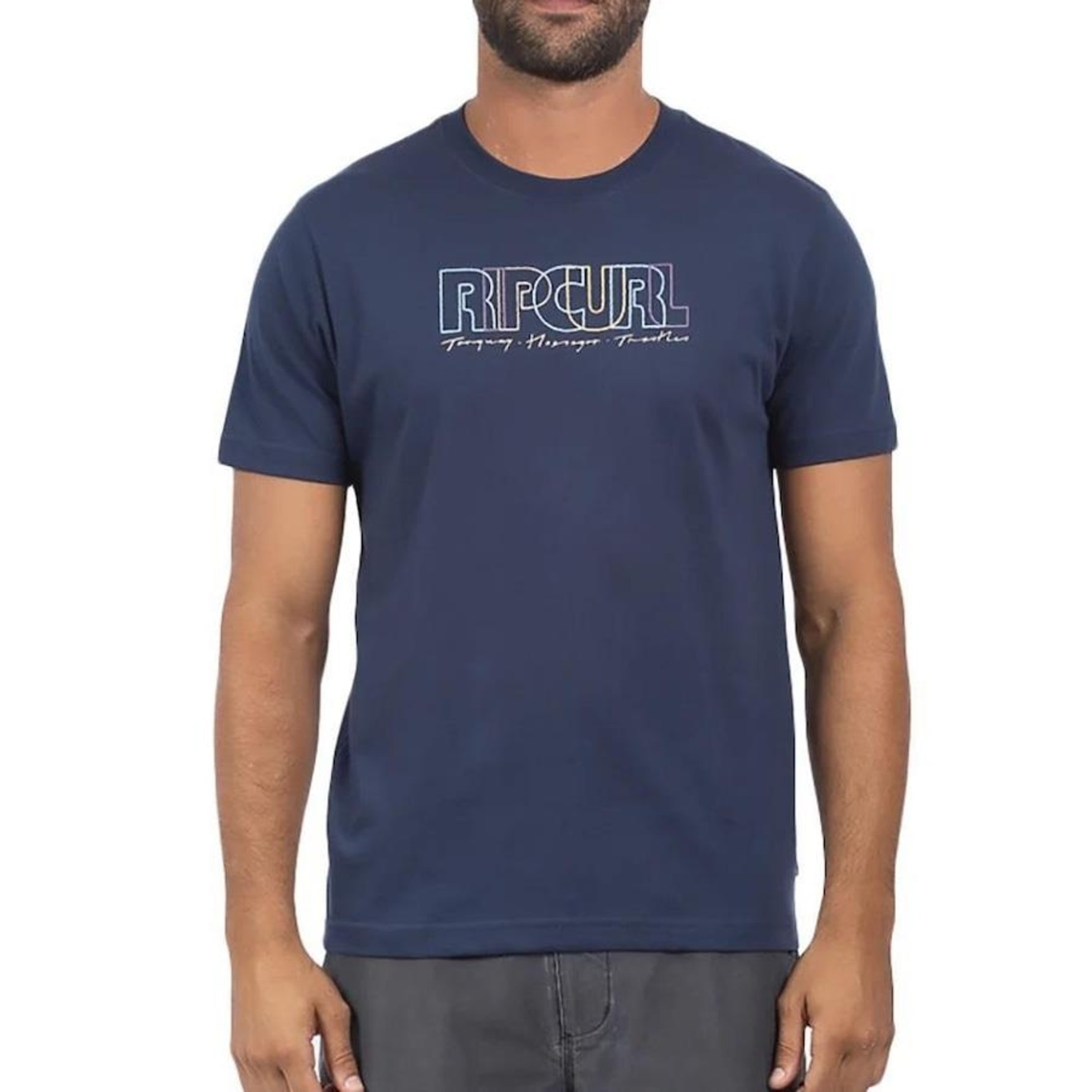 Camiseta Rip Curl Front Repeater - Masculina - Foto 2