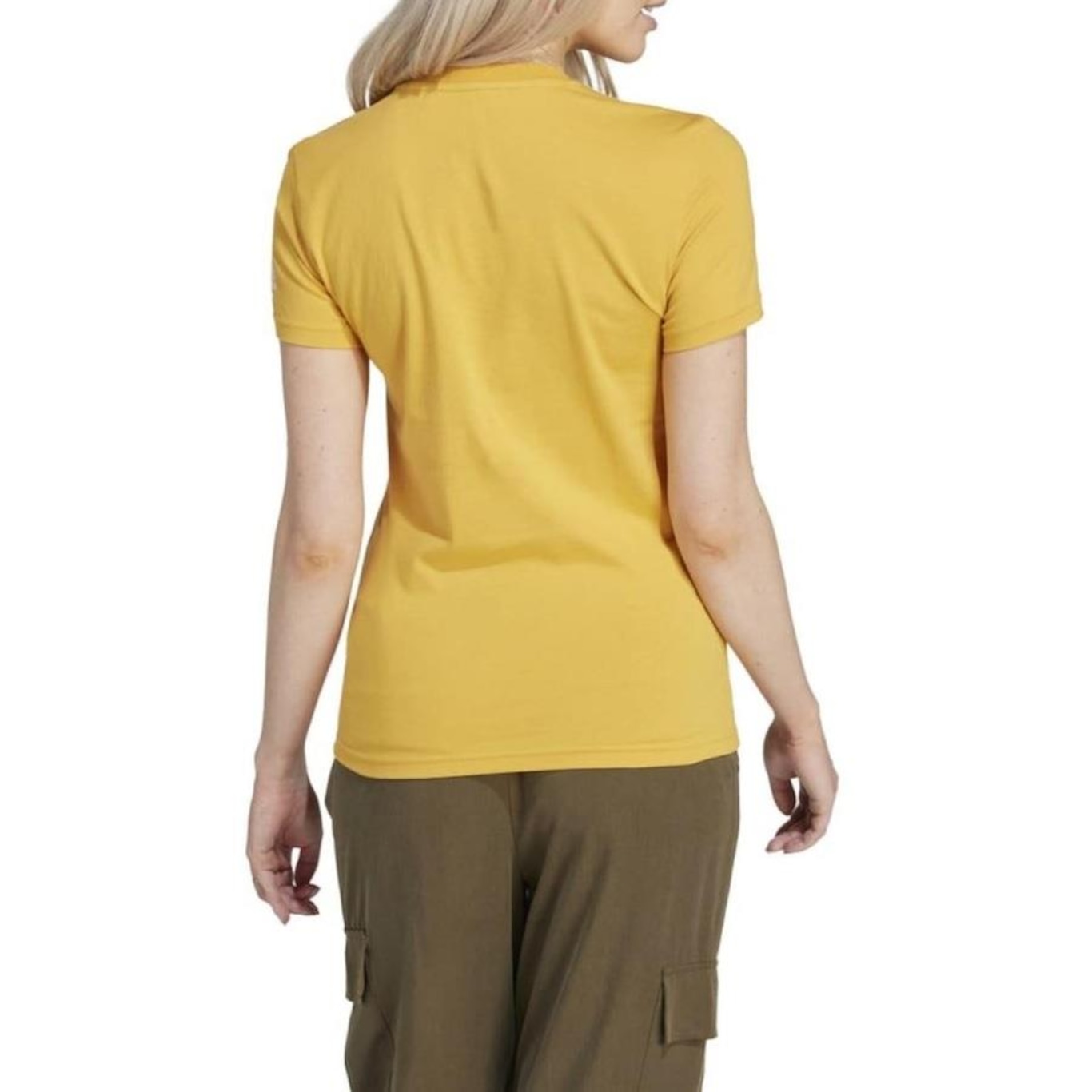 Camiseta adidas Essential Logo Slim - Feminina - Foto 3