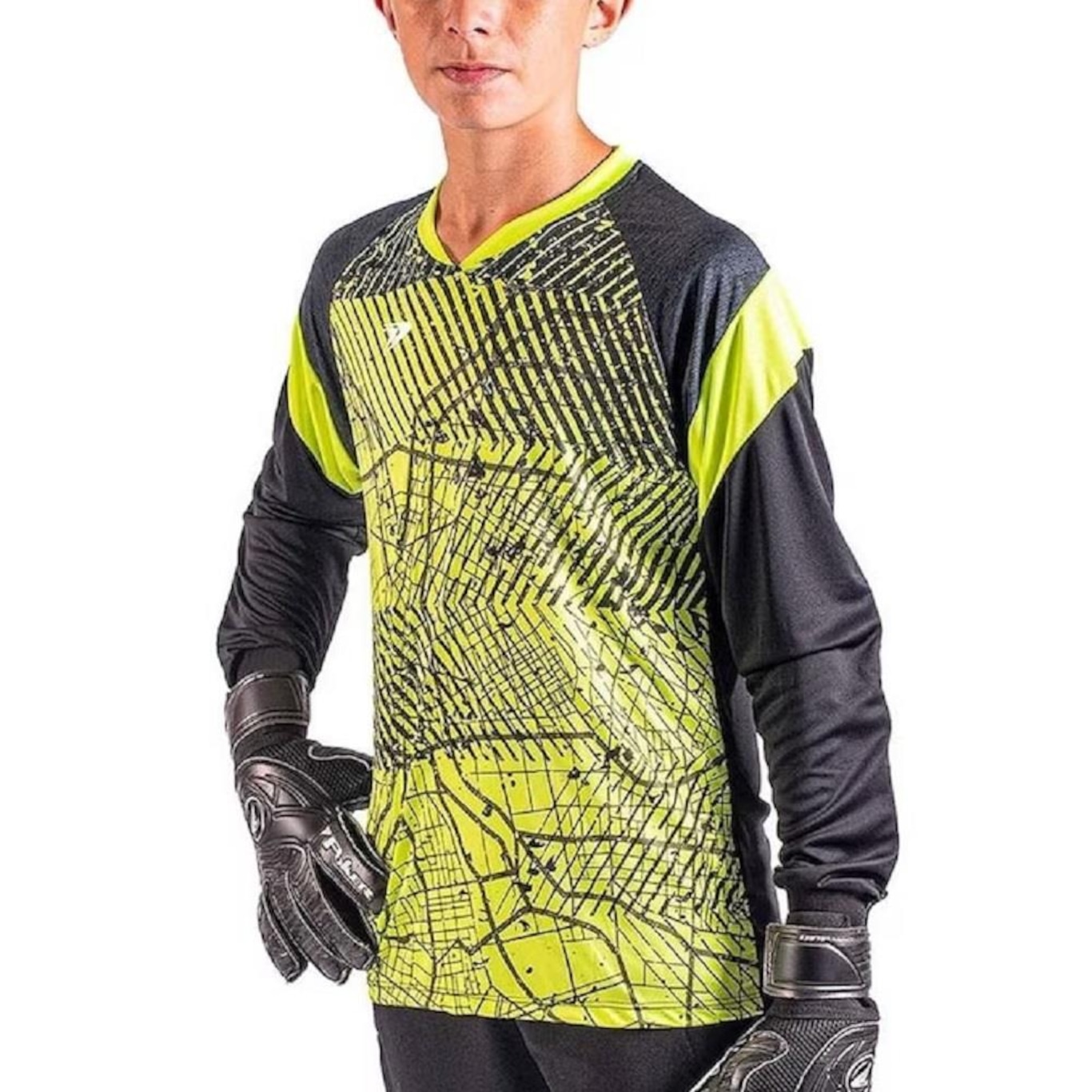 Camisa de Goleiro Poker Sublimada Bold - Infantil - Foto 2