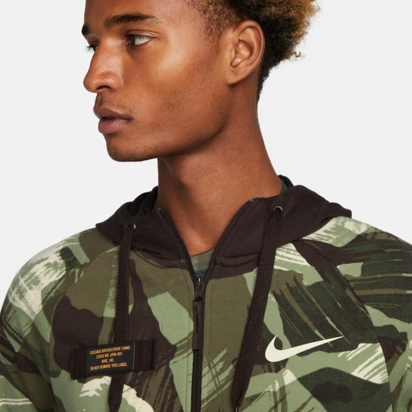 Nike dry hot sale camo hoodie