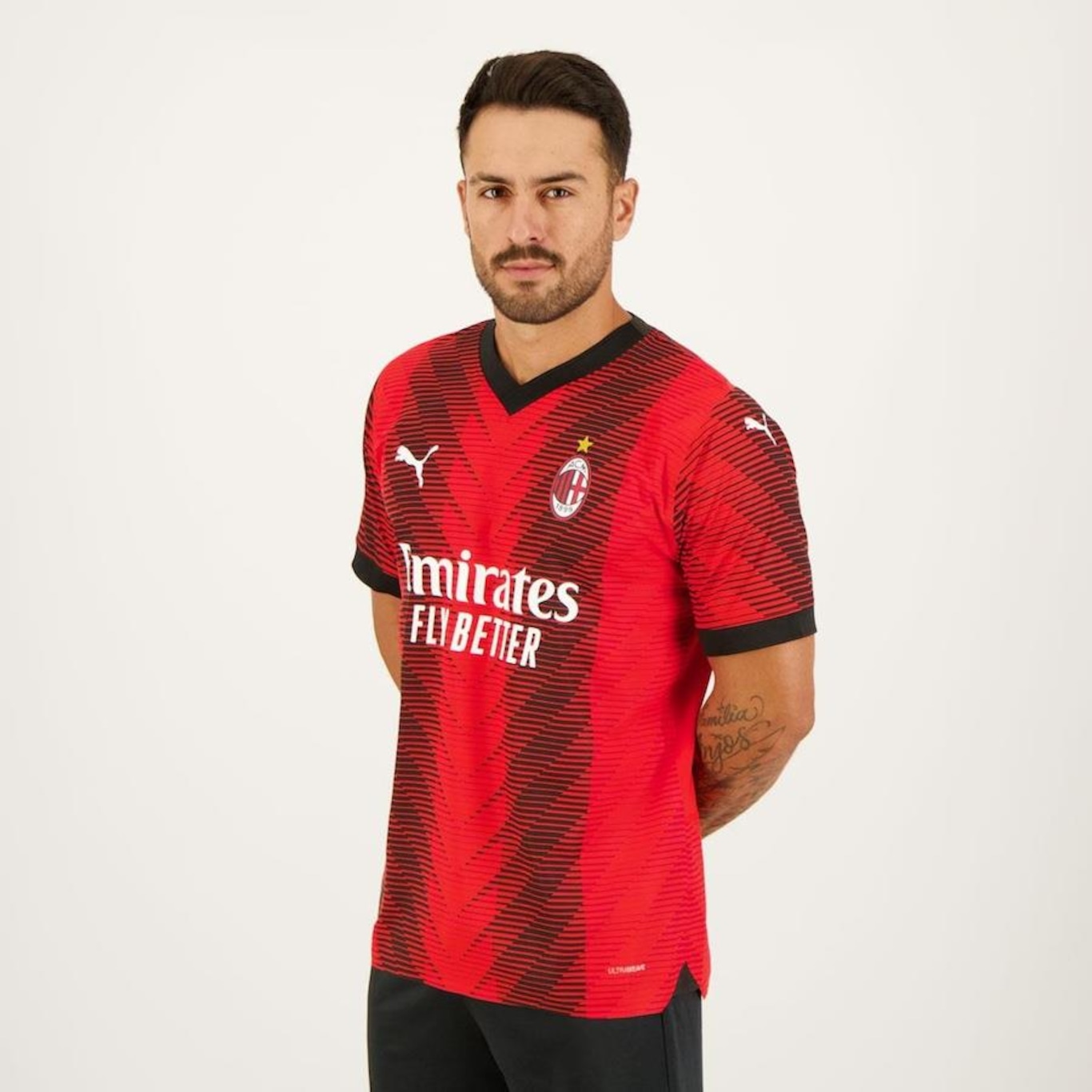 Camisa do Milan Home Jogador 2024 Puma - Masculina - Foto 2