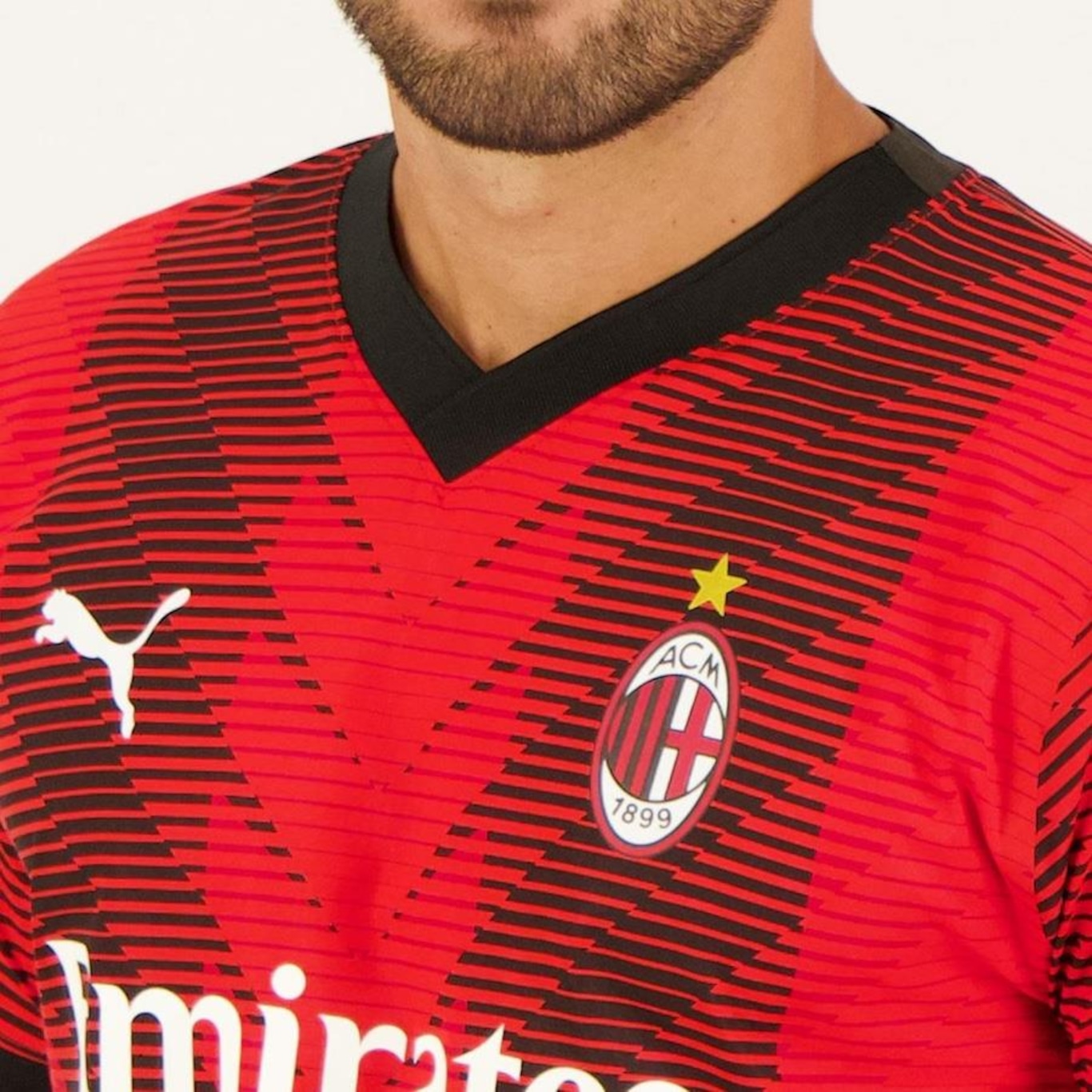 Camisa do Milan Home Jogador 2024 Puma - Masculina - Foto 4