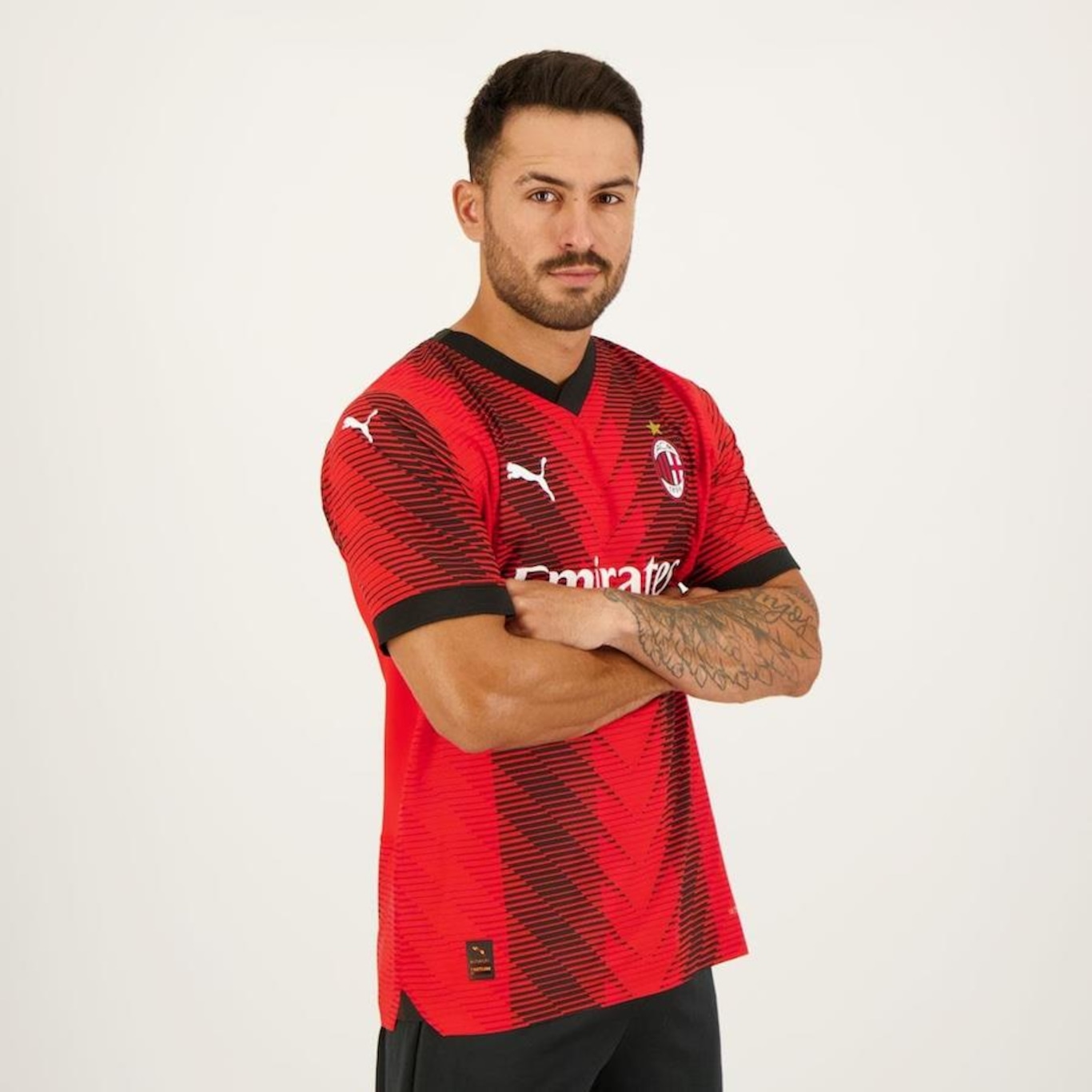 Camisa do Milan Home Jogador 2024 Puma - Masculina - Foto 5