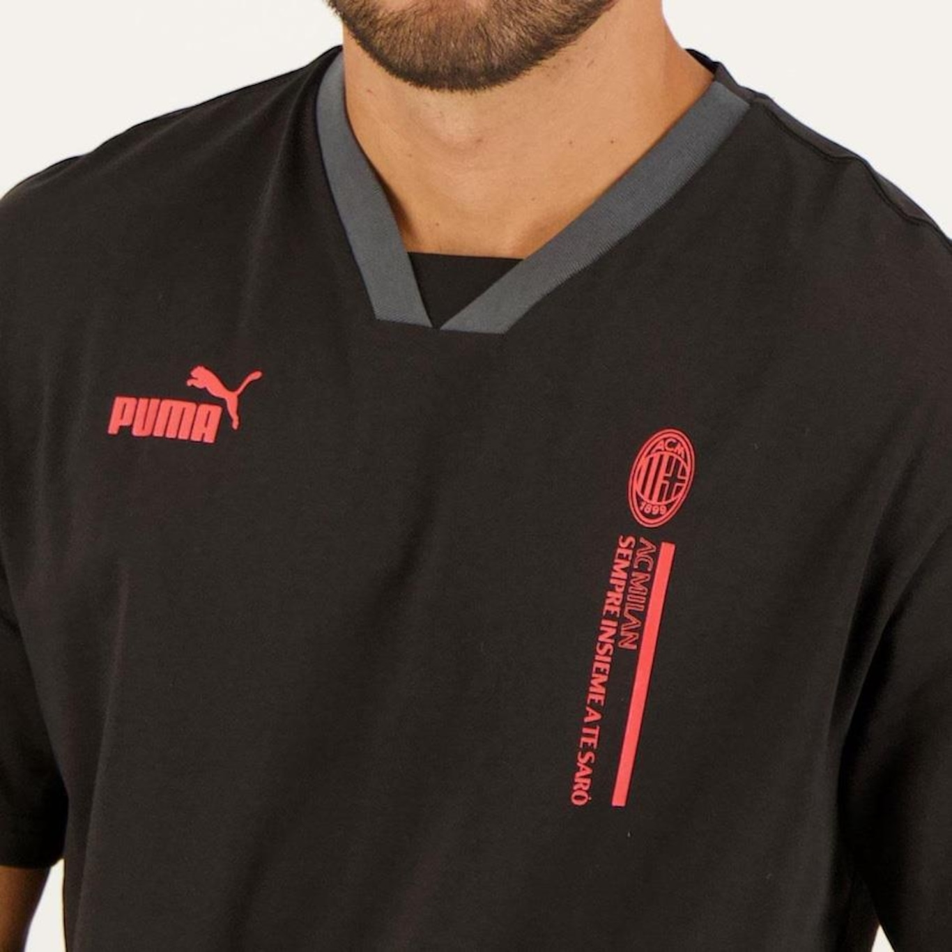 Camisa do Milan Ftbl Culture Graph Puma - Masculina - Foto 4