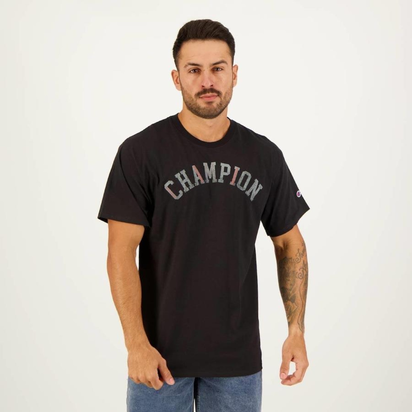 Camiseta Champion Letters - Masculina - Foto 1