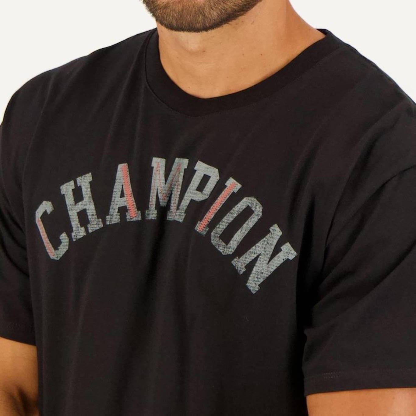 Camiseta Champion Letters - Masculina - Foto 4