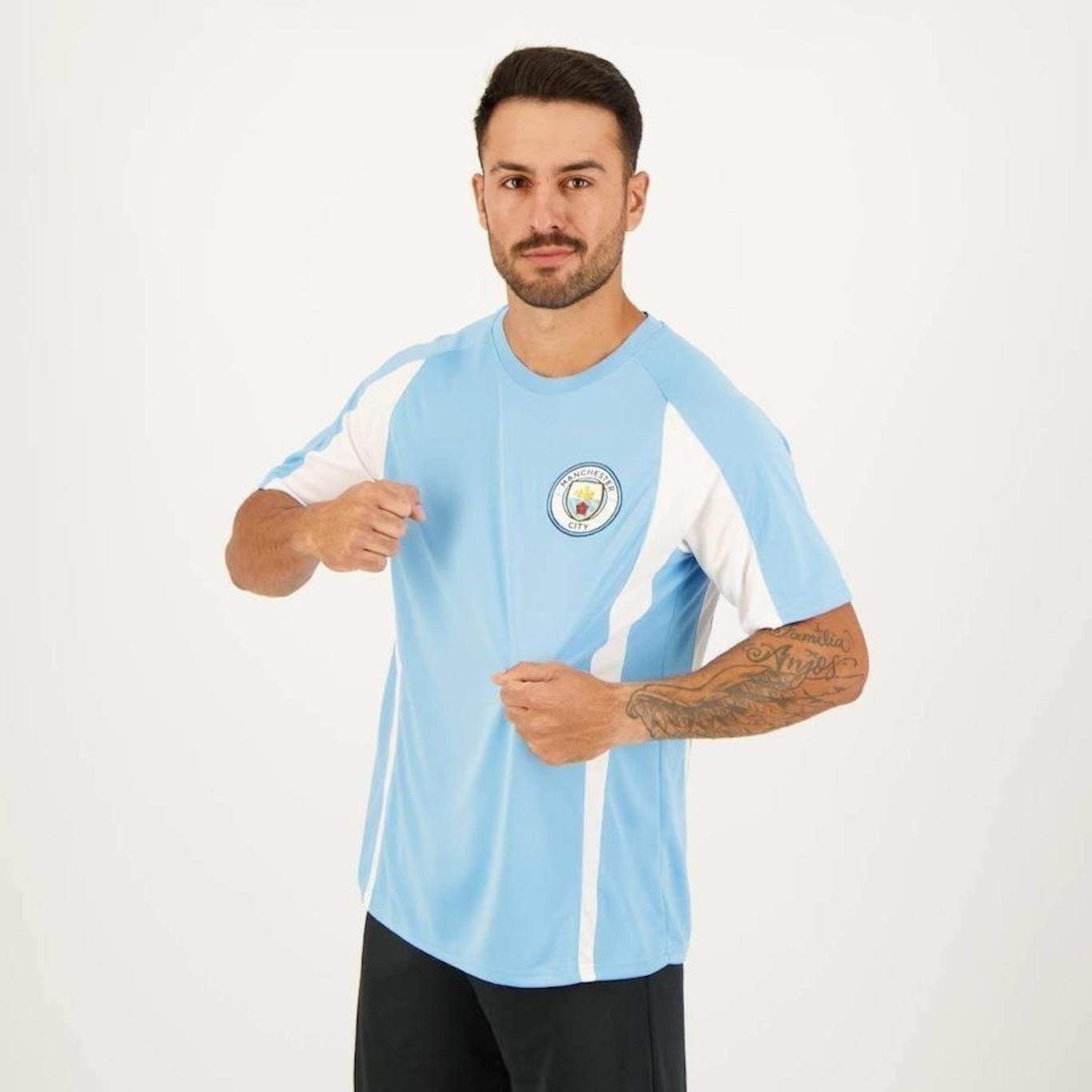 Camisa Manchester City SPR Oregon - Masculina - Foto 1