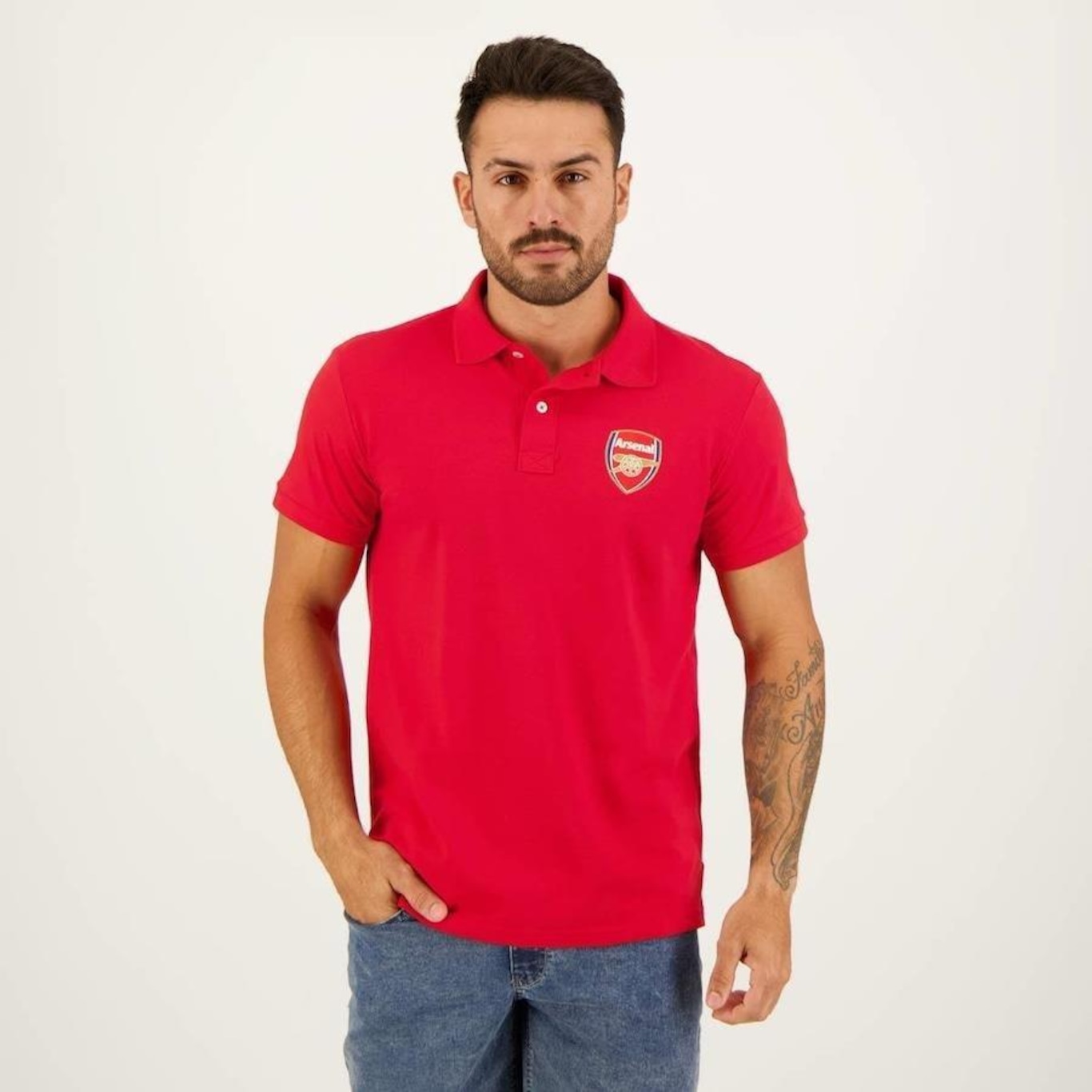 Camisa Polo Arsenal SPR Collar - Masculina - Foto 5