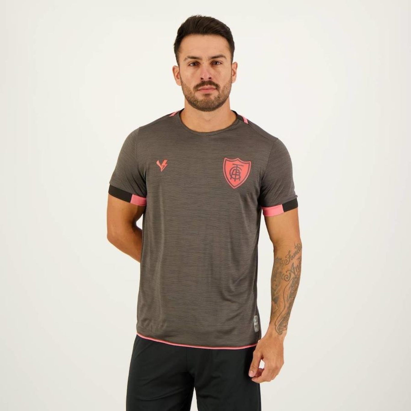 Camisa do América Mineiro 2023 Outubro Rosa Volt - Masculina - Foto 1