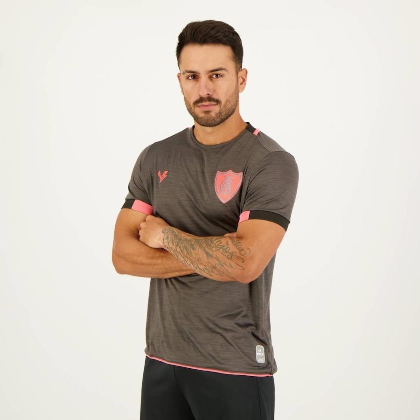 Camisa do América Mineiro 2023 Outubro Rosa Volt - Masculina - Foto 2