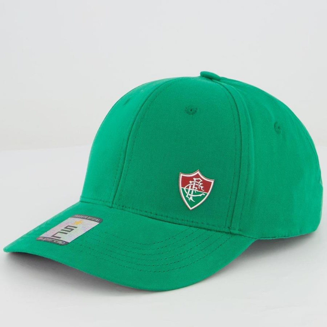 Boné Aba Curva do Fluminense Supercap Logo Silk - Snapback - Adulto - Foto 1