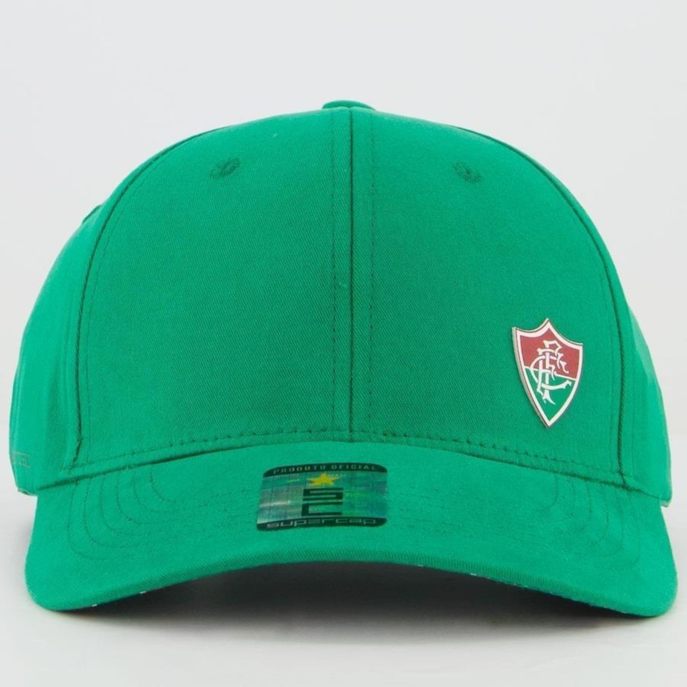 Boné Aba Curva do Fluminense Supercap Logo Silk - Snapback - Adulto - Foto 2