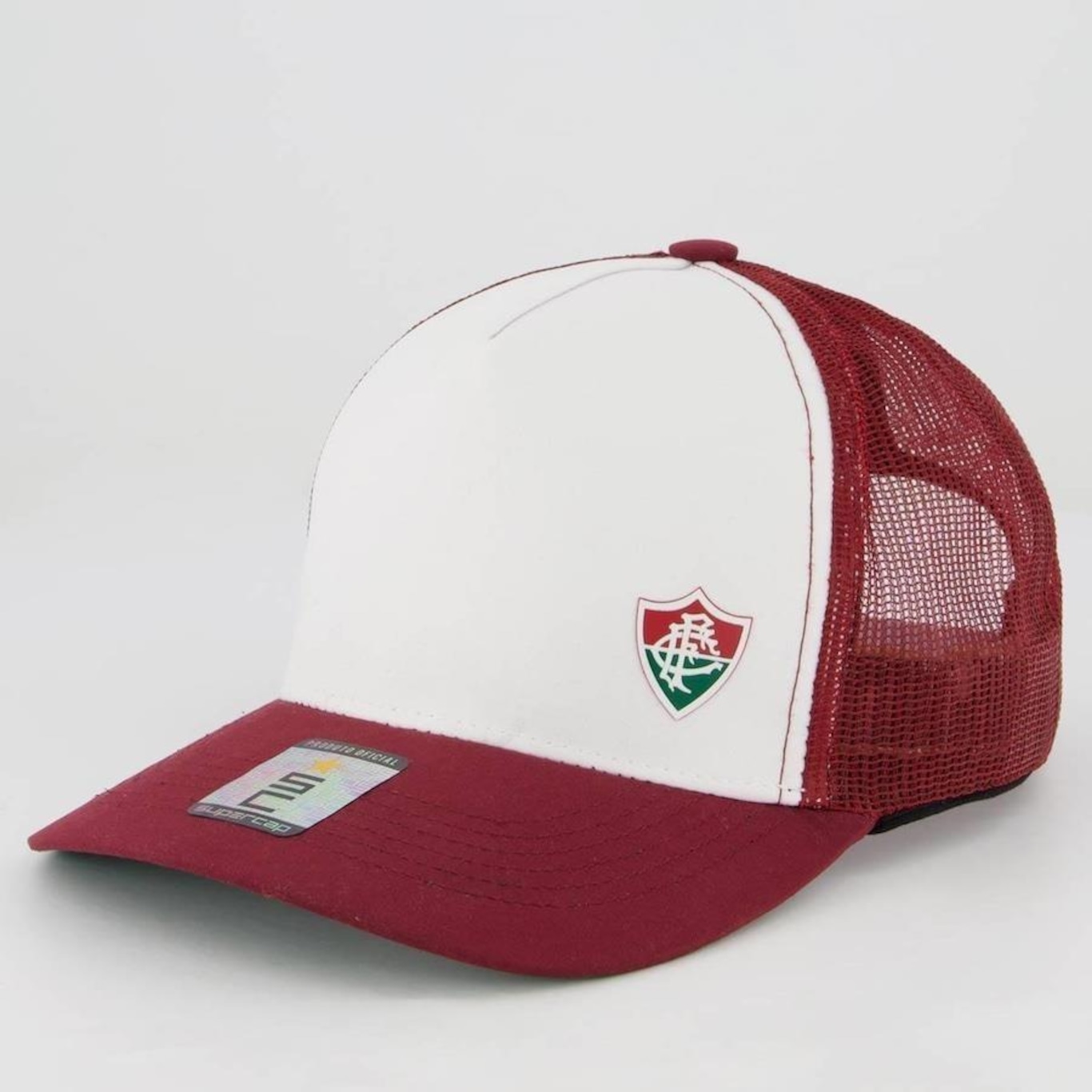 Boné Aba Curva do Fluminense Supercap Trucker - Snapback - Adulto - Foto 1