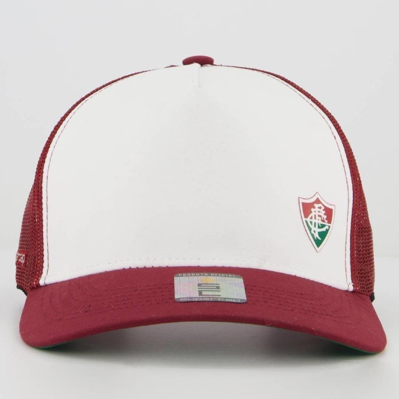 Boné Aba Curva do Fluminense Supercap Trucker - Snapback - Adulto - Foto 2