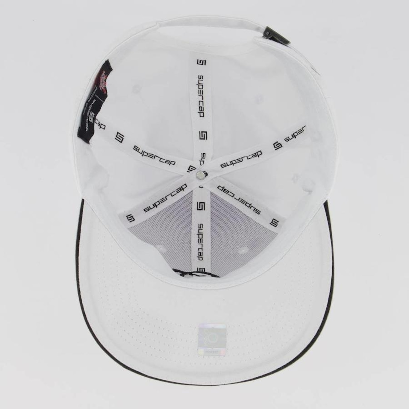 Boné Aba Curva Supercap do Corinthians Logo - Strapback - Adulto - Foto 4