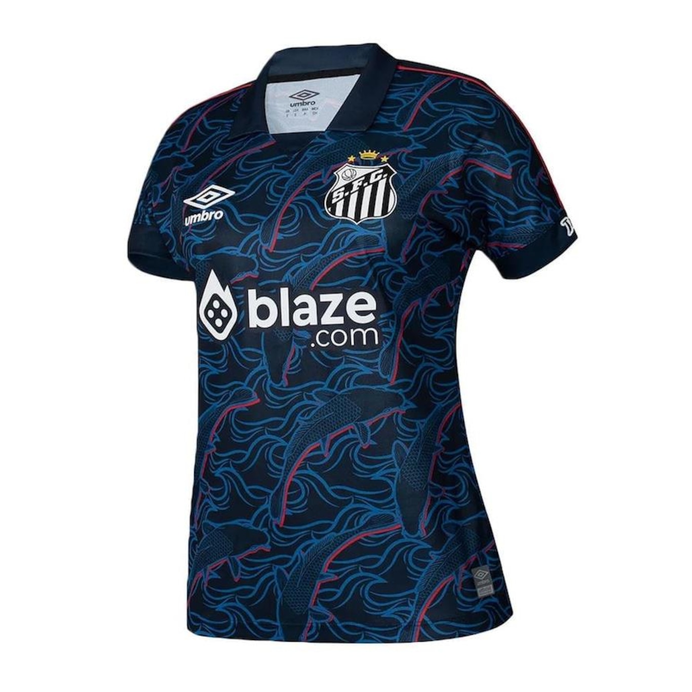 Camisa do Santos Oficial 3 2023 Umbro - Feminina - Foto 2