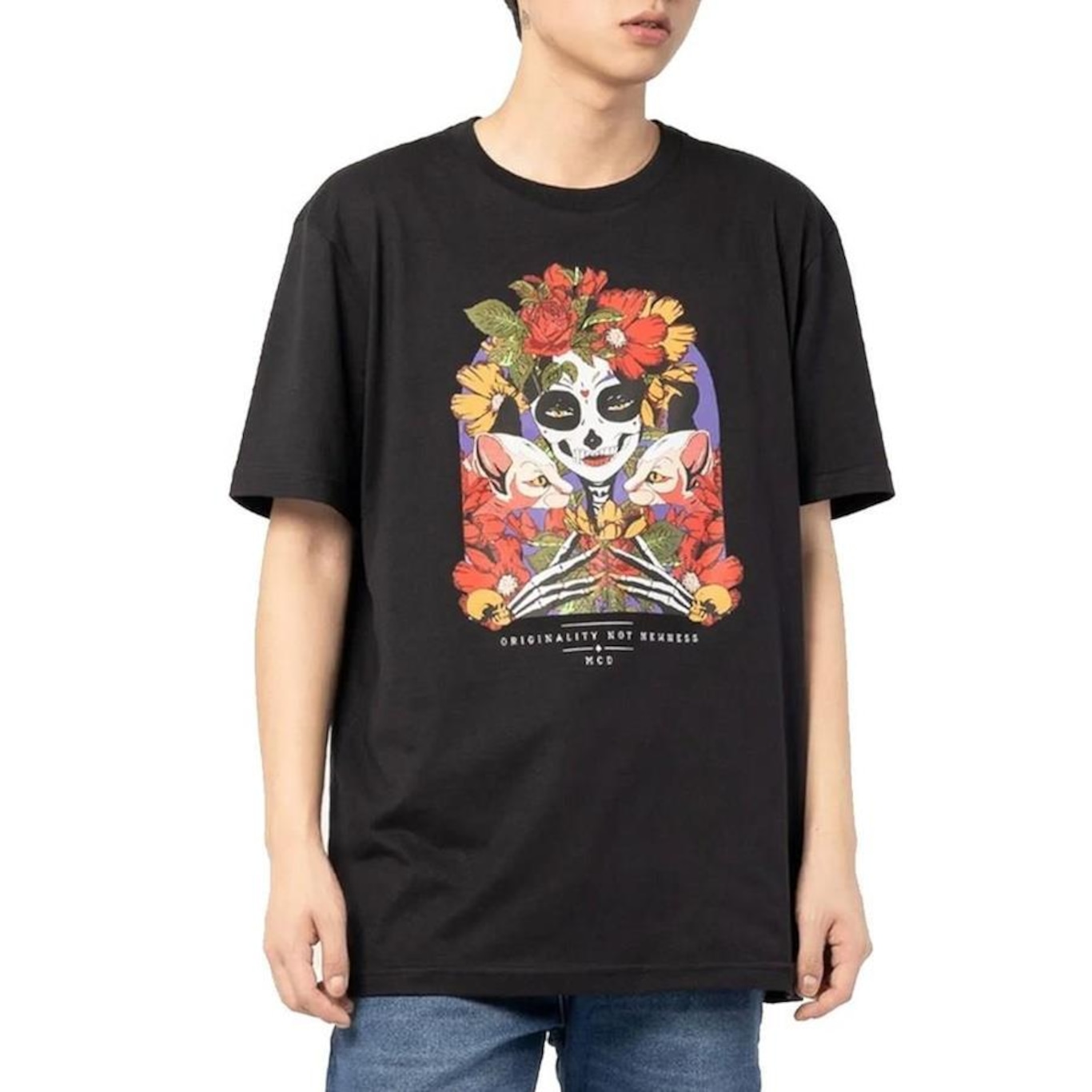 Camiseta Mcd Dia de Los Muertos Mex - Masculina - Foto 1