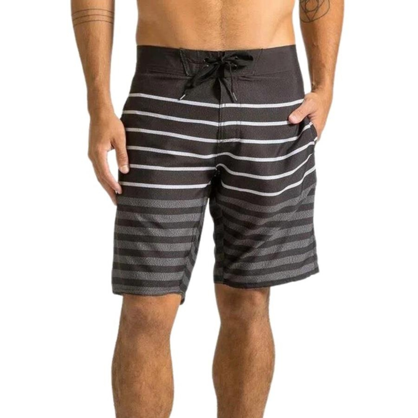 Bermuda Volcom Quarta Stripe - Masculina - Foto 1