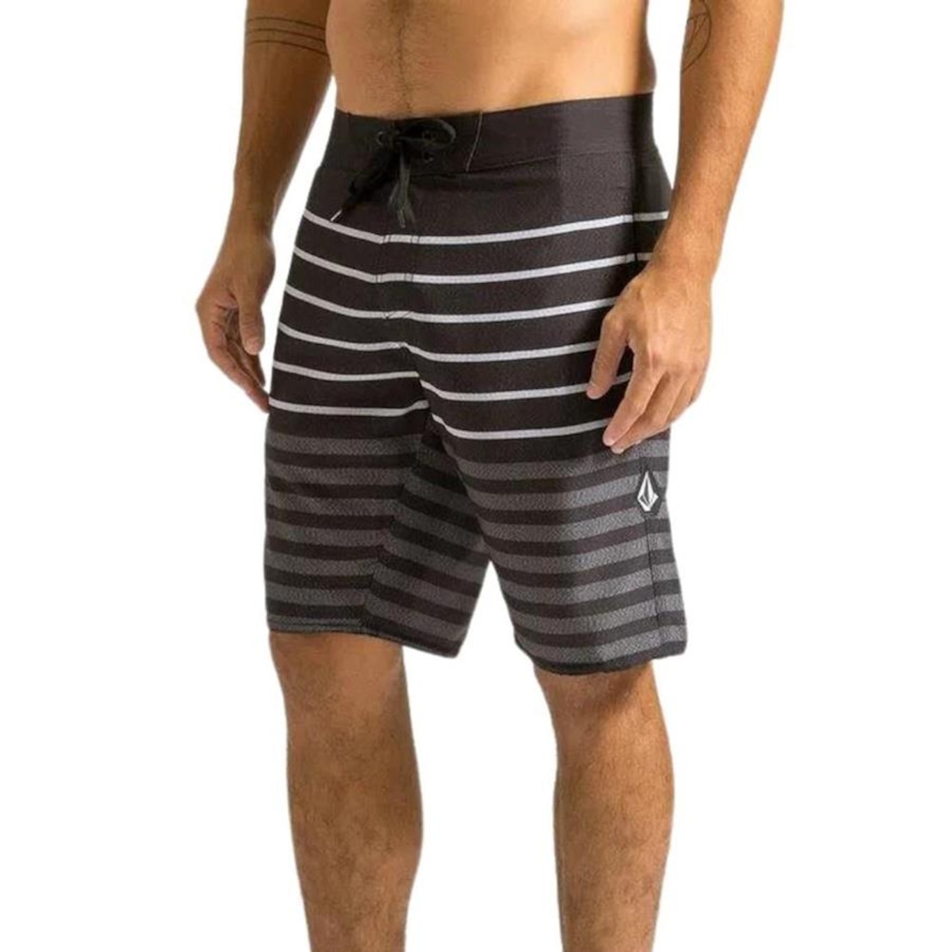 Bermuda Volcom Quarta Stripe - Masculina - Foto 2