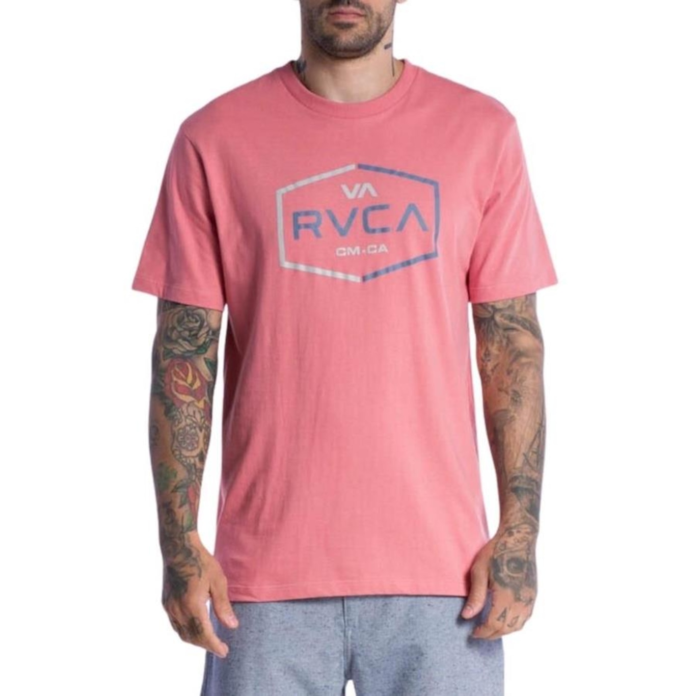 Camiseta Rvca Layover - Masculina - Foto 1