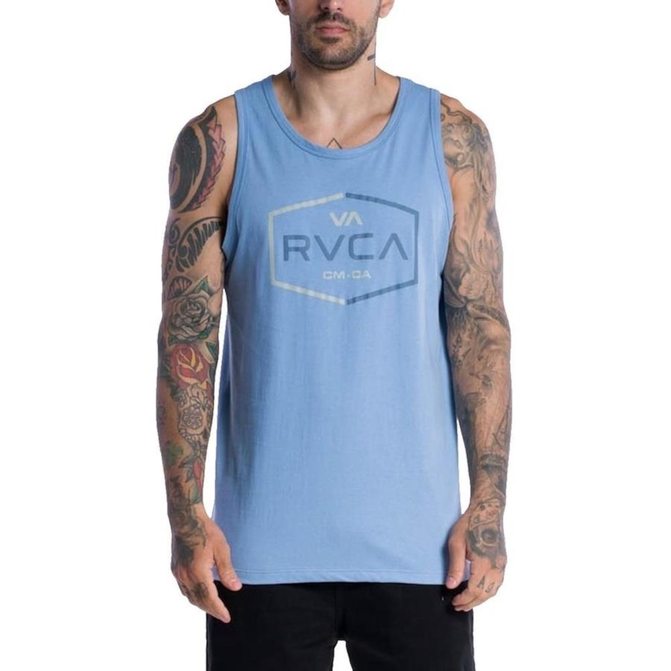 Camiseta Regata Rvca Layover - Masculina - Foto 1