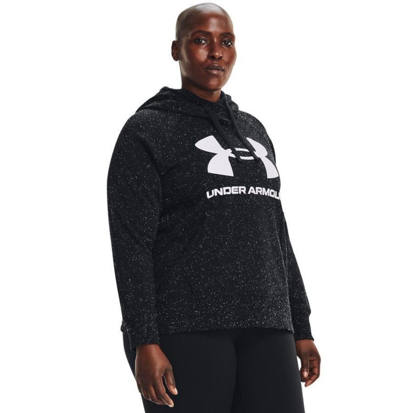 Blusão de Moletom com Capuz Under Armour Plus Size Rival Fleece - Feminino - Foto 1