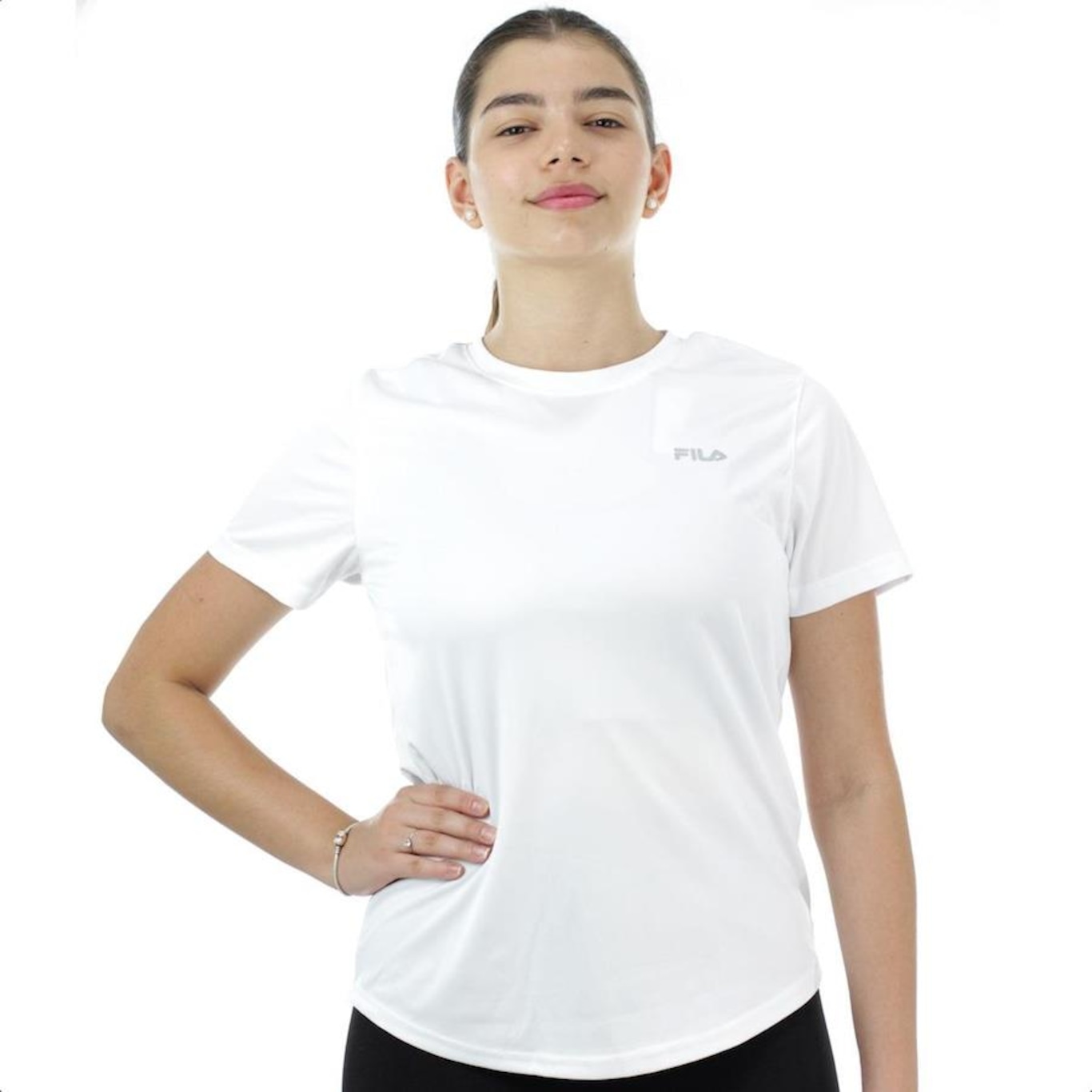 Camiseta Fila Basic Sports Polygin - Feminina - Foto 1