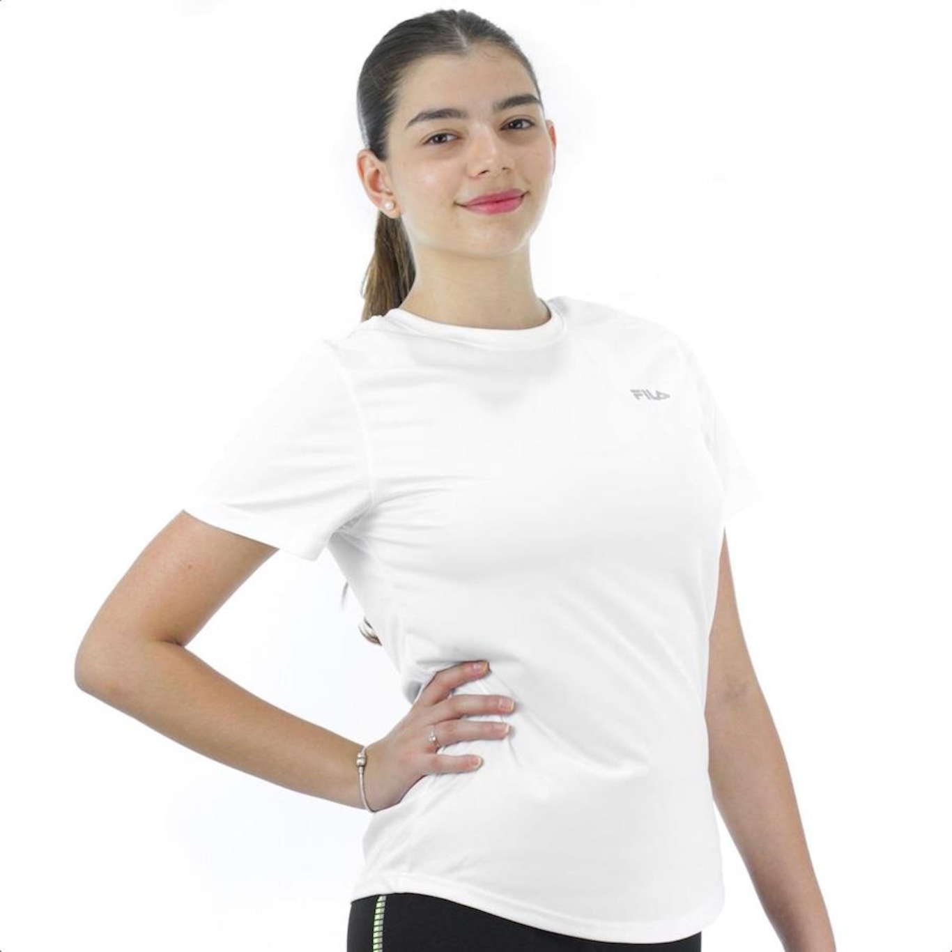 Camiseta Fila Basic Sports Polygin - Feminina - Foto 3