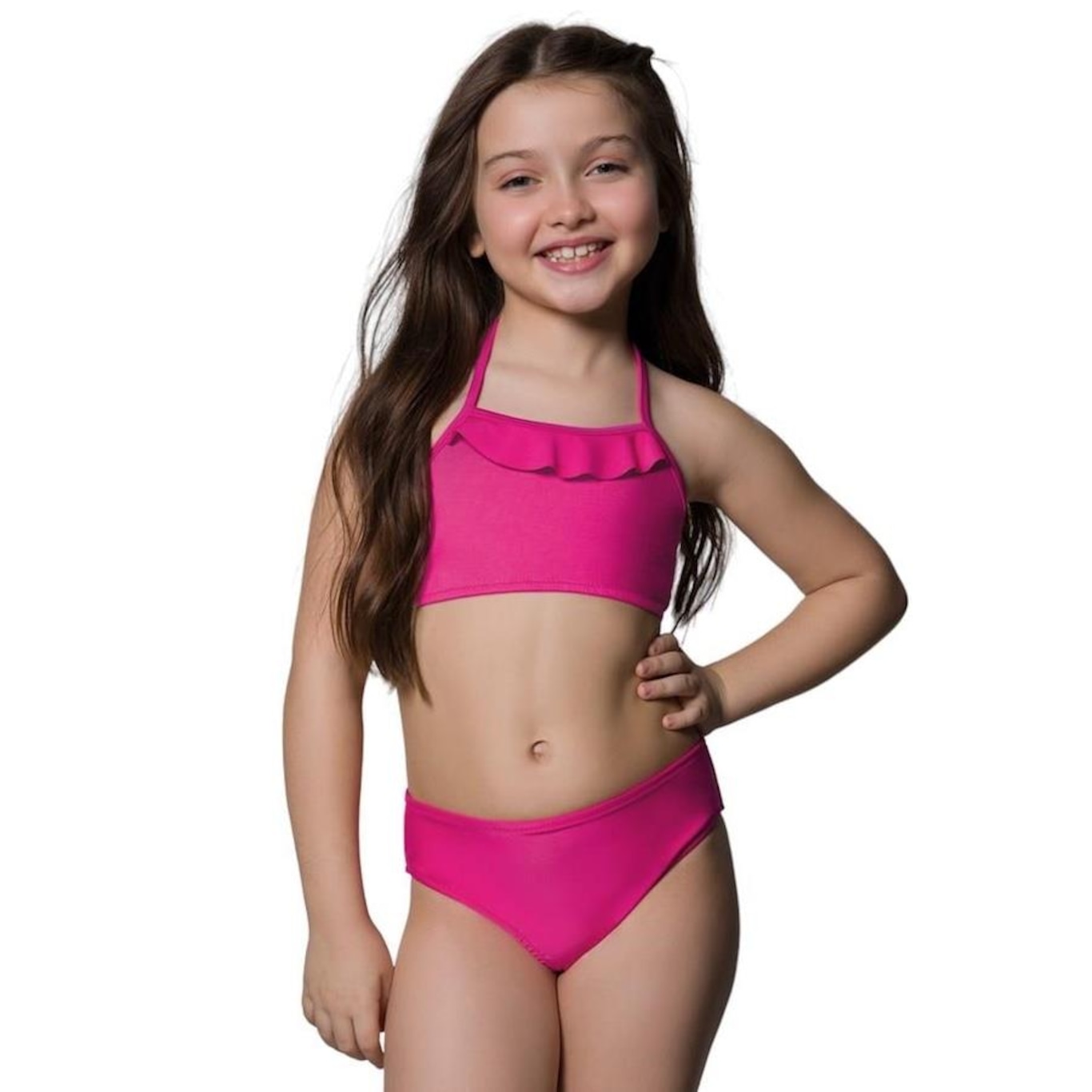 Biquíni Selene Top + Calcinha Básico - Infantil - Foto 1