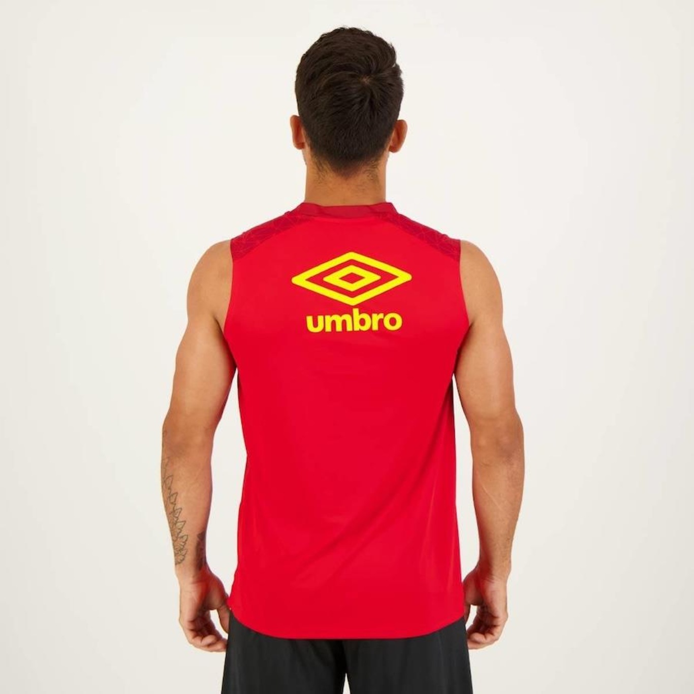 Camiseta Regata do Sport Recife Aquecimento 2022 Umbro - Masculina - Foto 3