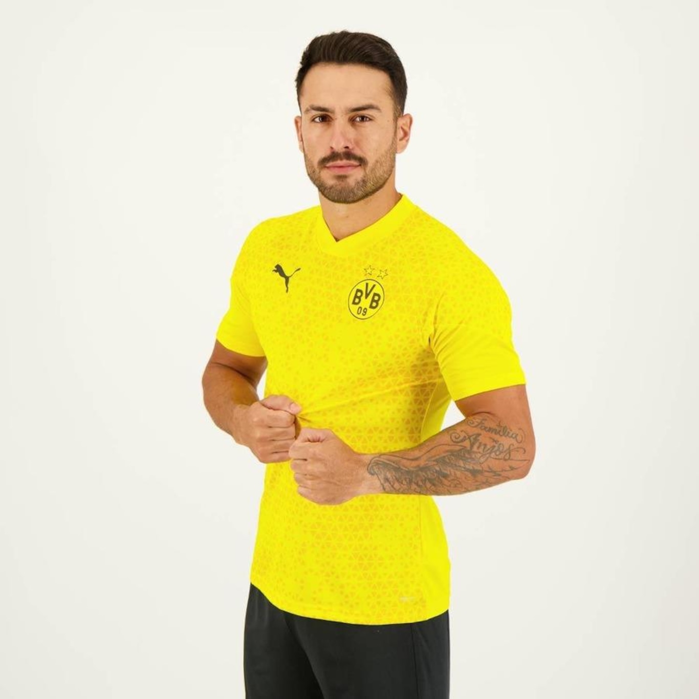 Camisa Borussia Dortmund Treino 2024 Puma - Masculina - Foto 2