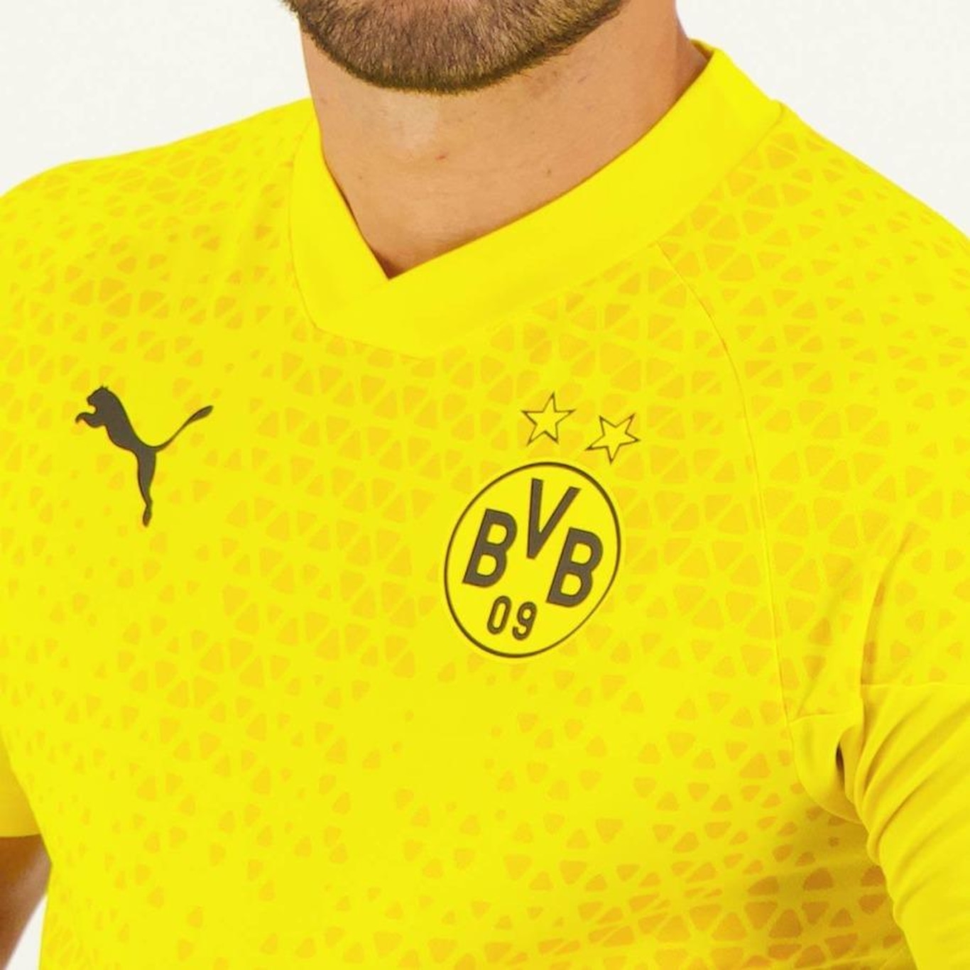 Camisa Borussia Dortmund Treino 2024 Puma - Masculina - Foto 4