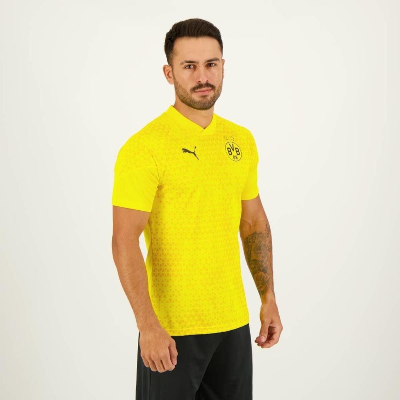 Camisa Borussia Dortmund Treino 2024 Puma - Masculina Em Promoção ...