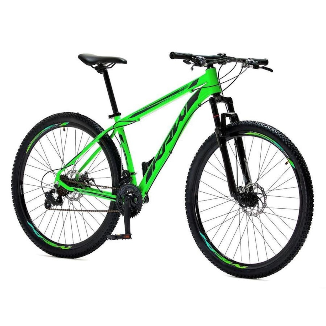 Bicicleta Aro 29 Krw Alumínio - Freio a Disco Suspensão Dianteira Mountain Bike S1 - 24 Velocidades - Adulto - Foto 2