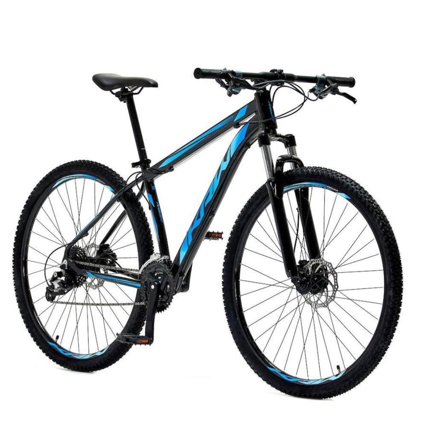 Bicicleta Aro 29 Krw Alumínio - Freio Hidráulico Suspensão Dianteira Mountain Bike S2 - 24 Velocidades - Adulto - Foto 4