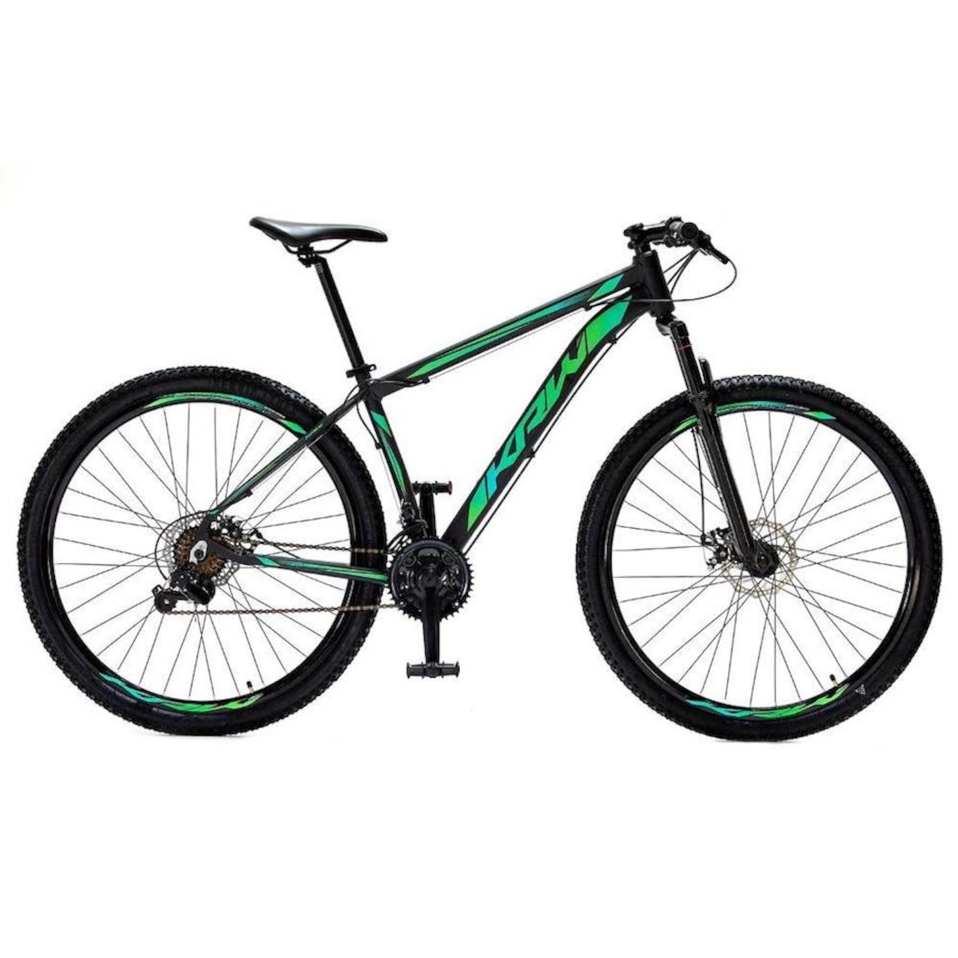 Bicicleta Aro 29 Krw Alumínio - Freio a Disco Suspensão Dianteira Mountain  Bike  S3 - 21 Velocidades - Adulto - Foto 1