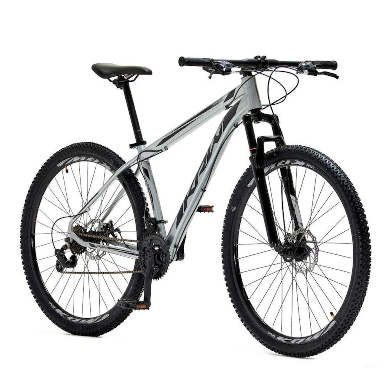 Bicicleta Aro 29 Krw Alumínio - Freio a Disco Suspensão Dianteira Mountain  Bike  S3 - 21 Velocidades - Adulto - Foto 2