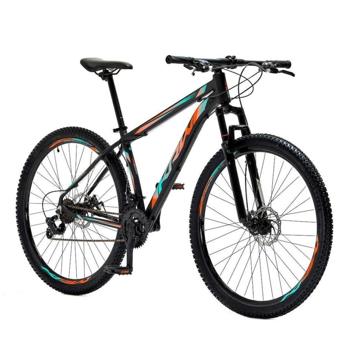 Bicicleta Aro 29 Krw Alumínio Shimano - Freio a Disco Suspensão Mountain Bike S4 - Câmbio Shimano - 24 Velocidades - Adulto - Foto 4