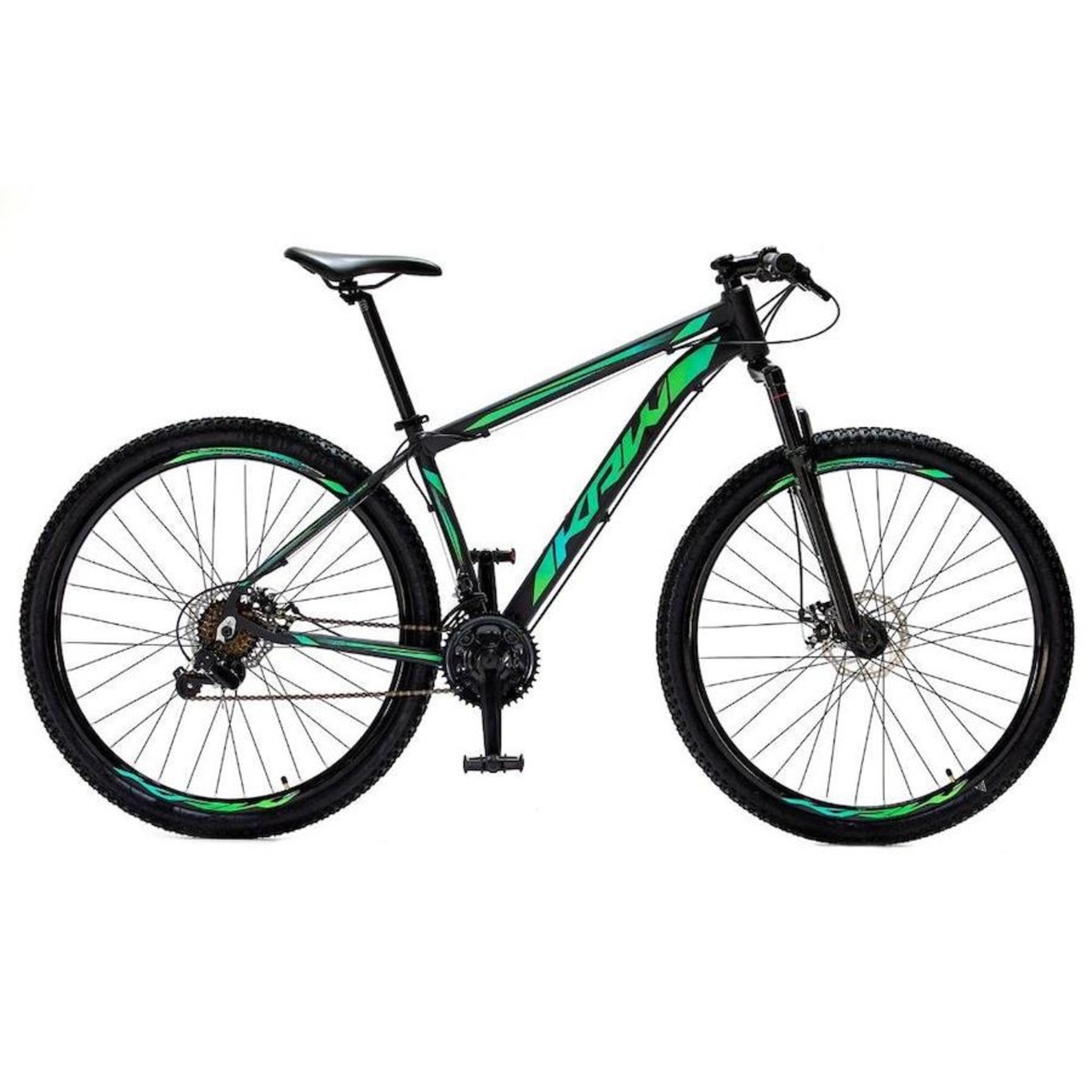 Bicicleta Aro 29 Krw Alumínio - Freio a Disco Suspensão Dianteira Mountain Bike S7 - 27 Velocidades - Adulto - Foto 1