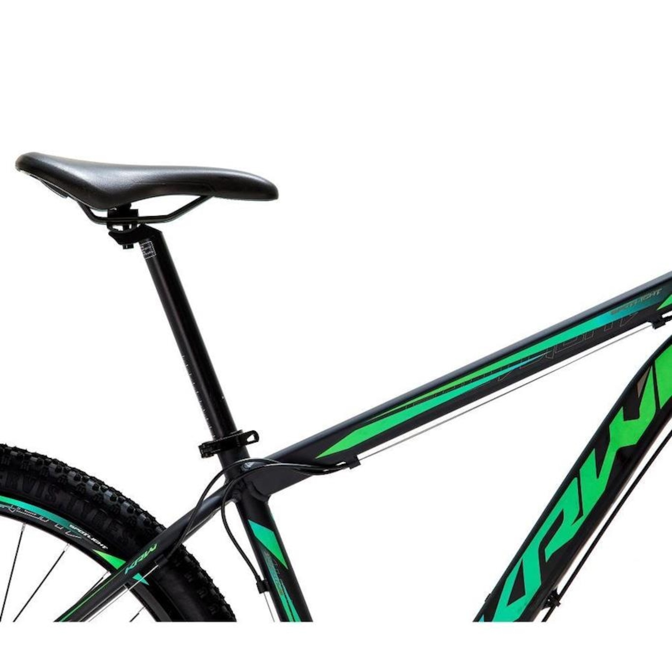 Bicicleta Aro 29 Krw Alumínio - Freio a Disco Suspensão Dianteira Mountain Bike S7 - 27 Velocidades - Adulto - Foto 4