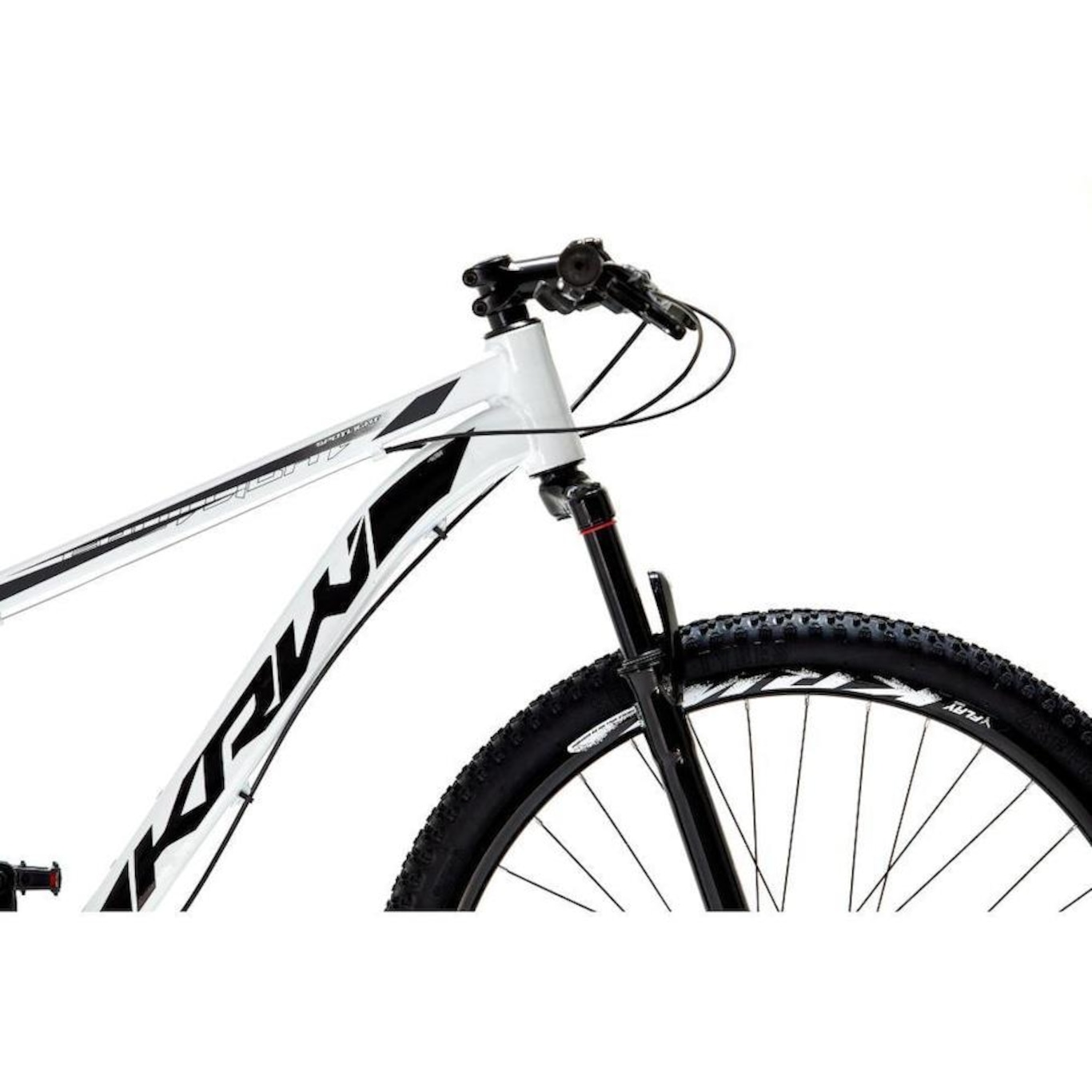 Bicicleta Aro 29 Krw Alumínio - Freio Hidráulico Suspensão Dianteira Mountain Bike S8 - 27 Velocidades - Adulto - Foto 5