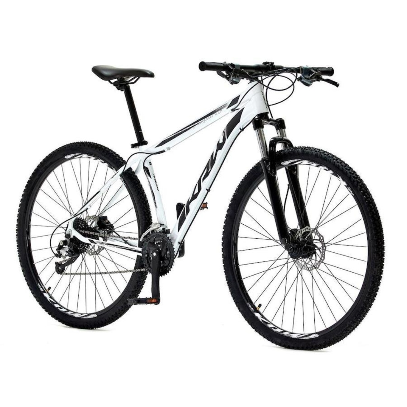 Bicicleta Aro 29 Krw Alumínio - Freio Hidráulico Suspensão com Trava Mountain Bike S9 - 27 Velocidades - Adulto - Foto 2